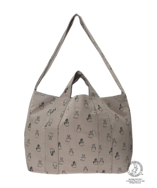 Samansa Mos2(サマンサ モスモス)の「【PETER RABBIT(TM) × Samansa Mos2】バッグ(ハンドバッグ・レディース・キナリ/グレー・F)」の9枚目の写真