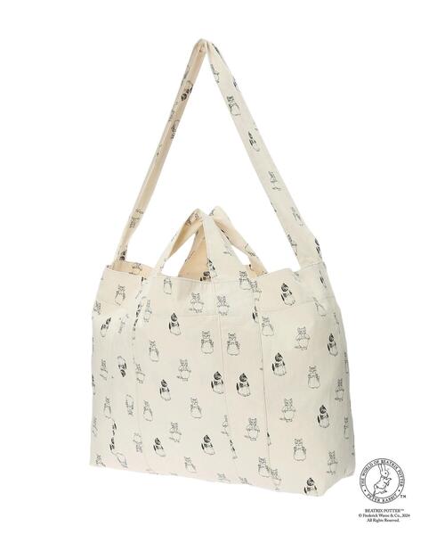 Samansa Mos2(サマンサ モスモス)の「【PETER RABBIT(TM) × Samansa Mos2】バッグ(ハンドバッグ・レディース・キナリ/グレー・F)」の8枚目の写真