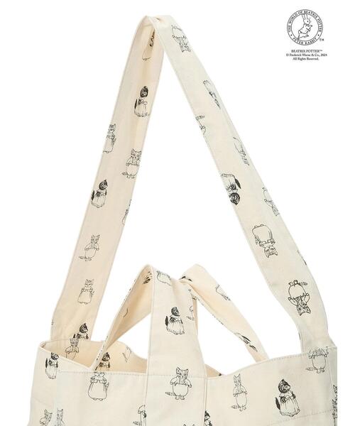 Samansa Mos2(サマンサ モスモス)の「【PETER RABBIT(TM) × Samansa Mos2】バッグ(ハンドバッグ・レディース・キナリ/グレー・F)」の6枚目の写真