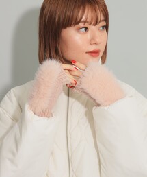 Ray BEAMS | フェイクファー アームウォーマー(手袋)