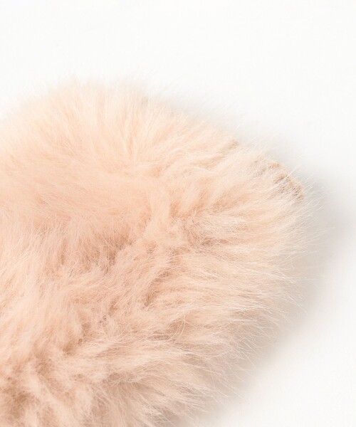 Ray BEAMS（レイビームス）の「フェイクファー アームウォーマー（手袋・レディース・ピンク/ベージュ・ONE SIZE）」の11枚目の写真