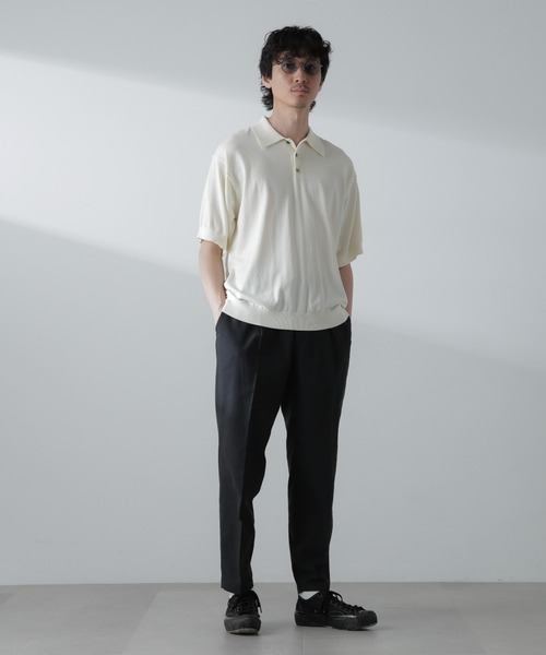 NANO universe(ナノユニバース)の「サイドシャーリング リネンパンツ(その他パンツ・メンズ・ブラック/ネイビー/グレー・S/M/L)」の20枚目の写真