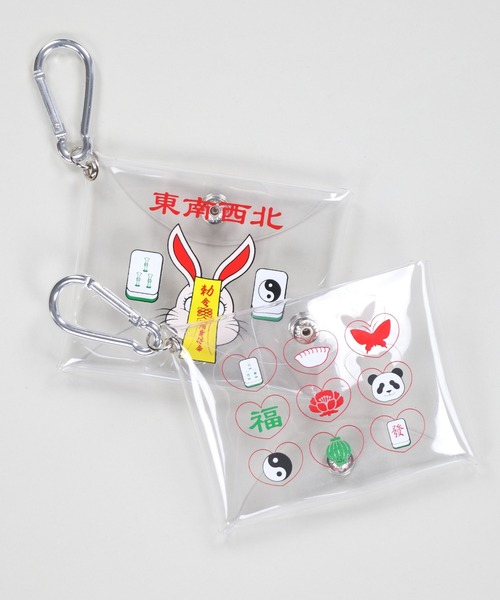 SPINNS（スピンズ）の「チャイナデザイン クリアミニマルチケース（ポーチ・レディース・A/B・ONESIZE）」の6枚目の写真