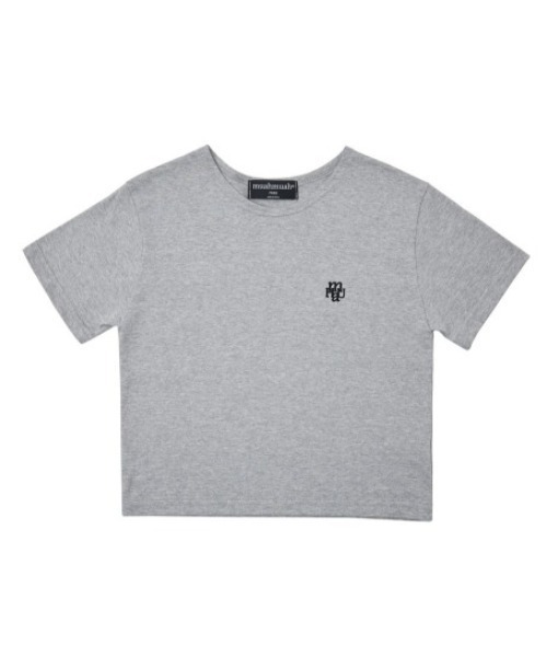 A'GEM/9 × .kom『muah muah/ムーアムーア』STITCH LOGO CROP