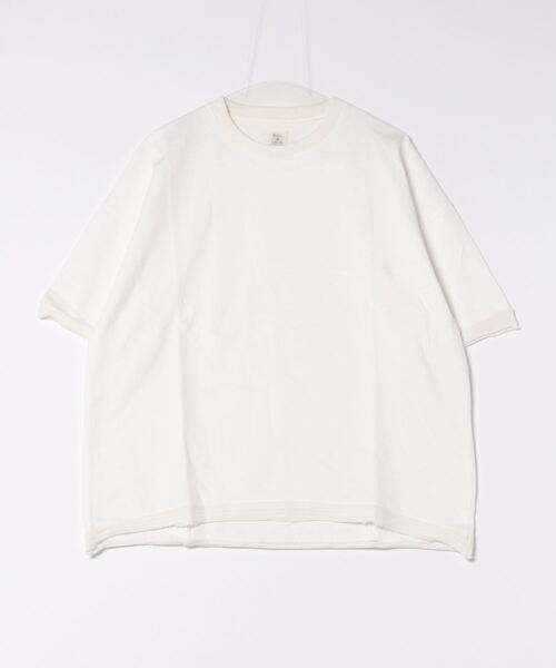 Revo.（レボ）の「Revo. 20/2 OE天竺 リブ SS Tee（Tシャツ/カットソー・メンズ・ネイビー/スモークグレー/カーキ/ホワイト・2/1）」の14枚目の写真