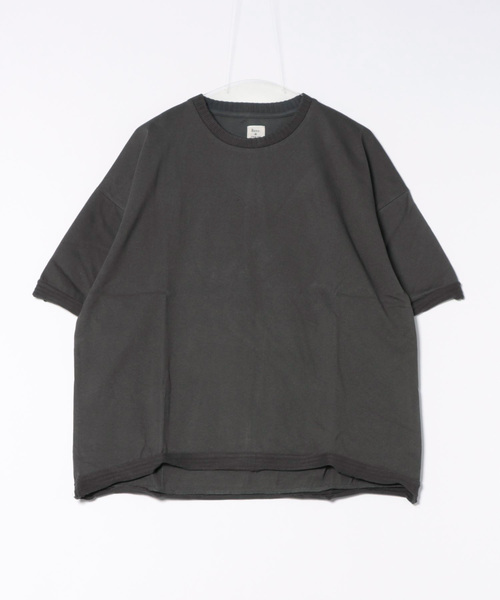 Revo.（レボ）の「Revo. 20/2 OE天竺 リブ SS Tee（Tシャツ/カットソー・メンズ・ネイビー/スモークグレー/カーキ/ホワイト・2/1）」の13枚目の写真