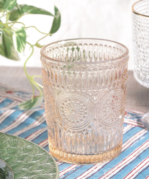 studio CLIP(スタディオクリップ)の「エンボスグラス(グラス/マグカップ/タンブラー・レディース・ベージュ/その他1/ピンク/ブルー・FREE)」の2枚目の写真