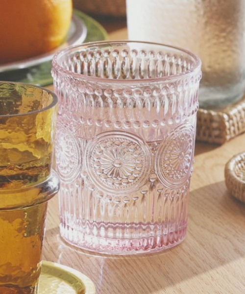 studio CLIP(スタディオクリップ)の「エンボスグラス(グラス/マグカップ/タンブラー・レディース・ベージュ/その他1/ピンク/ブルー・FREE)」の4枚目の写真