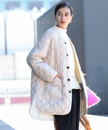 Ray BEAMS エコファー アウター ホワイト ベージュ系 Shops