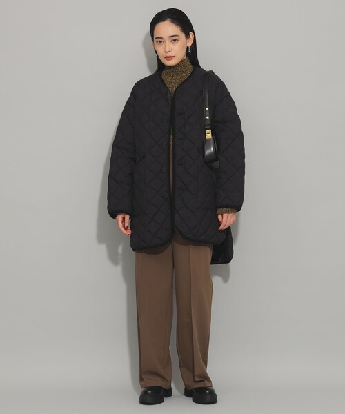 Ray BEAMS(レイビームス)の「GYMPHLEX / キルト ダウン コート(ダウンジャケット/コート・レディース・ブラック/ナチュラル・14/12)」の15枚目の写真