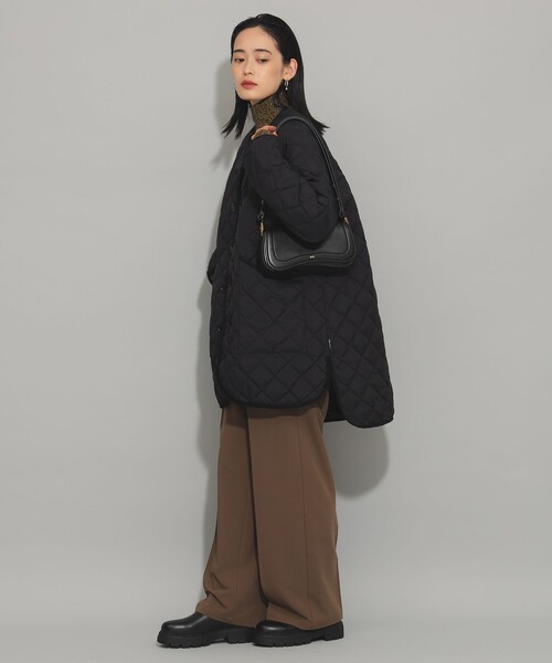 Ray BEAMS(レイビームス)の「GYMPHLEX / キルト ダウン コート(ダウンジャケット/コート・レディース・ブラック/ナチュラル・14/12)」の16枚目の写真