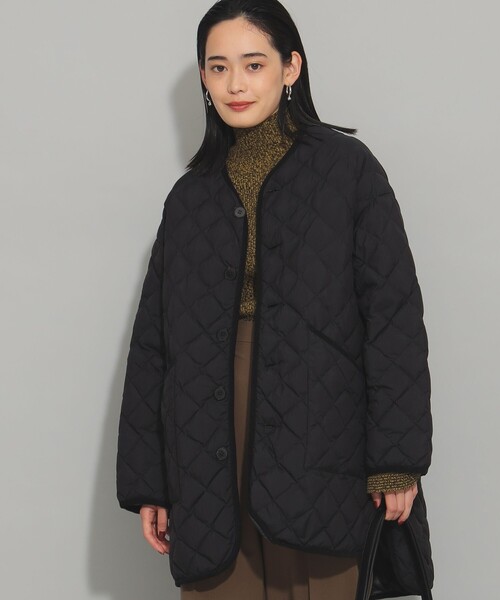 Ray BEAMS(レイビームス)の「GYMPHLEX / キルト ダウン コート(ダウンジャケット/コート・レディース・ブラック/ナチュラル・14/12)」の19枚目の写真