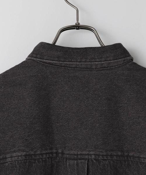 LOWRYS FARM（ローリーズファーム）の「デニムシャツＬ／Ｓ　136885（シャツ/ブラウス・メンズ・ブラック/ケミカルウォッシュ/ブラック系その他・MEDIUM/LARGE）」の9枚目の写真