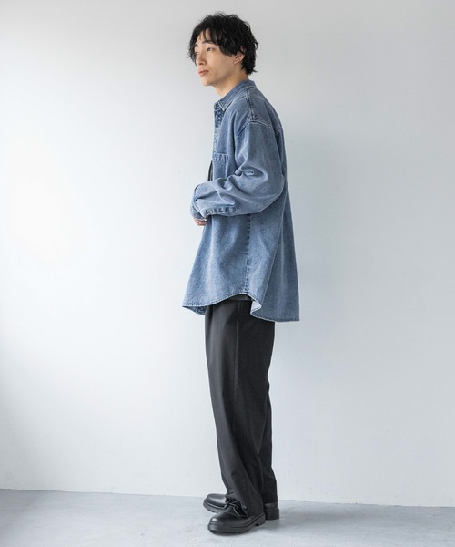 デニムシャツ セール】デニムシャツL／S 136885（シャツ/ブラウス）｜LOWRYS FARM