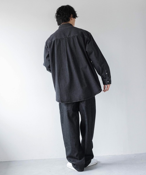 セール】デニムシャツL／S 136885（シャツ/ブラウス）｜LOWRYS FARM