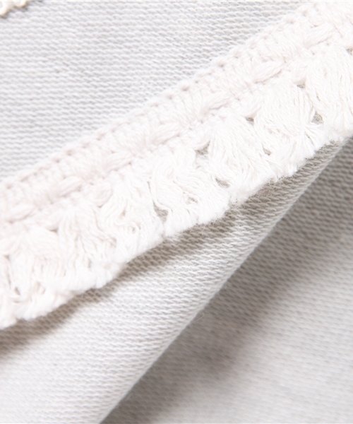 mystic（ミスティック）の「【mystic】テープ使いプルオーバー（Tシャツ/カットソー・レディース・オフホワイト/カーキ/ブラック/ネイビー・ﾌﾘ-）」の11枚目の写真