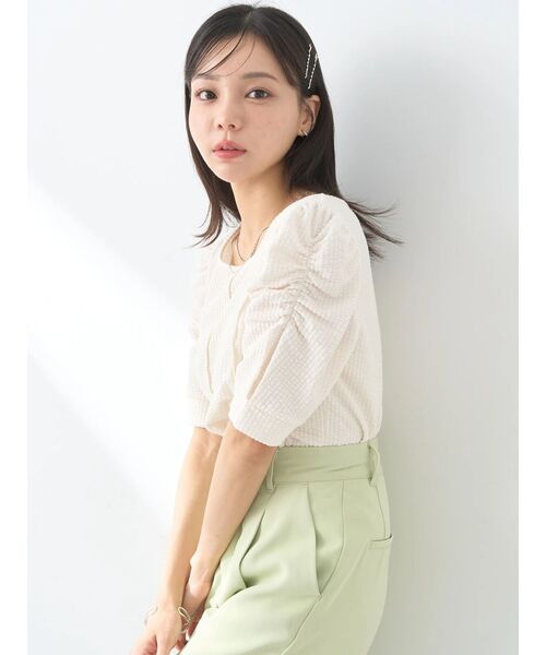 ふわモコ　スウェット【アースミュージックアンドエコロジー】ふわふわモコモコ 楽天市場】もこもこ（カラーベージュ）（スウェット・トレーナー
