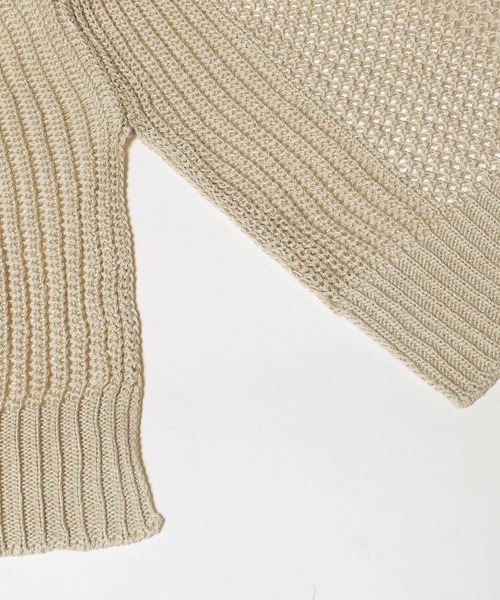 coca（coca）（コカ）の「クロスチェーンニットジレ（ベスト・レディース・ブラック/アイボリー/ライトベージュ/ブラウン/ベージュ・M/L/S）」の11枚目の写真