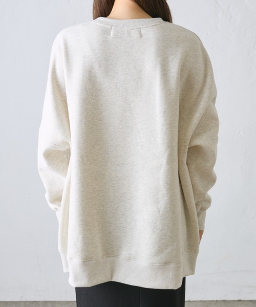 PUAL CE CIN(ピュアルセシン)の「裏起毛チュニックプルオーバー(スウェット・レディース・チャコールグレー/グレイッシュベージュ/オートミール/モカ・FREE)」の14枚目の写真