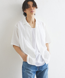 417 EDIFICE | Embroidery オープンシャツ(シャツ/ブラウス)