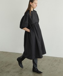 CLANE AMERICAN SLEEVE LINEN ONEPIECE CLANE AMERICAN SLEEVE LINEN ONEPIECE