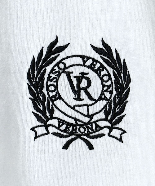Ritzy(リッツィー)の「oversize sleeve line ringer long sleeve T-shirt/オーバーサイズ 袖ライン フロント刺繍 リンガー ロングスリーブTシャツ レディース メンズ(Tシャツ/カットソー・メンズ・ホワイト系その他/ブラック/ブラック系その他/ホワイト・M/L/XL/S)」の10枚目の写真