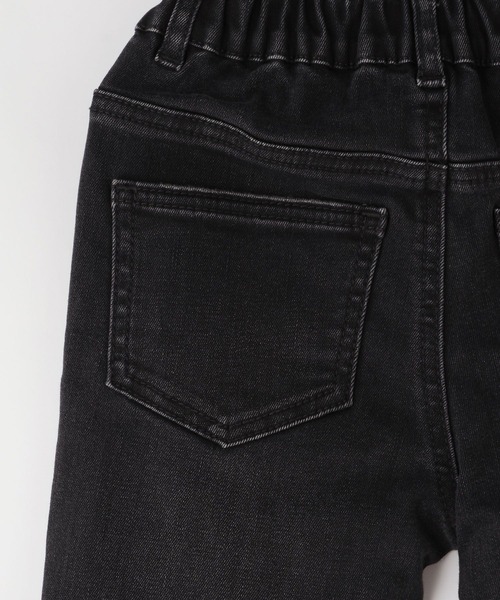 LOWRYS FARM（ローリーズファーム）の「ＪＵＳＴＦＩＴスキニー　131396（デニムパンツ・キッズ・ブルー/ケミカルウォッシュ/ブラック・140cm/130cm/120cm/110cm/150cm）」の9枚目の写真