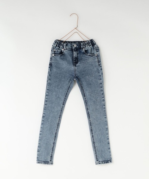 LOWRYS FARM（ローリーズファーム）の「ＪＵＳＴＦＩＴスキニー　131396（デニムパンツ・キッズ・ブルー/ケミカルウォッシュ/ブラック・140cm/130cm/120cm/110cm/150cm）」の19枚目の写真