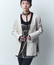 美品 スピックアンドスパン ノーカラー シープレザージャケット 羊革38 M 黒 ノーカラージャケット（レザー・本革）ファッション通販 - ZOZOTOWN