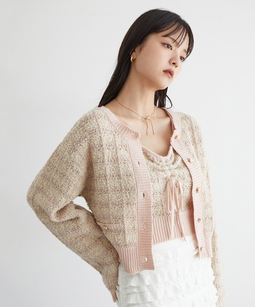 ルイヴィトン❣️ワンピース❣️カーディガン❣️34ベージュ❣️可愛い ルイヴィトン❣️ワンピース❣️カーディガン❣️34ベージュ❣️可愛い