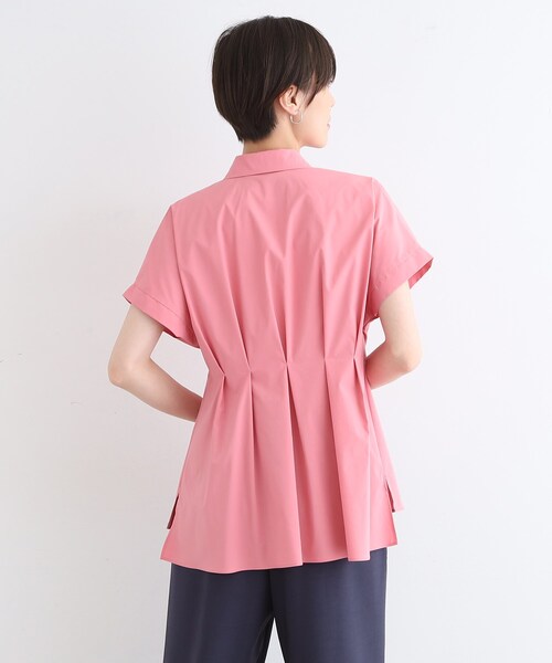 INDIVI（インディヴィ）の「【洗える】タックデザインブラウス（シャツ/ブラウス・レディース・ブルー系その他7/ブラック/ホワイト系8/ピンク系・05/13/15 /19/38/40）」の11枚目の写真