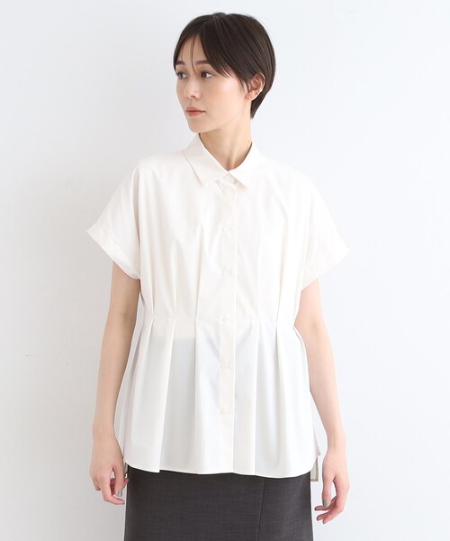 INDIVI（インディヴィ）の「【洗える】タックデザインブラウス（シャツ/ブラウス・レディース・ブルー系その他7/ブラック/ホワイト系8/ピンク系・05/13/15 /19/38/40）」の22枚目の写真