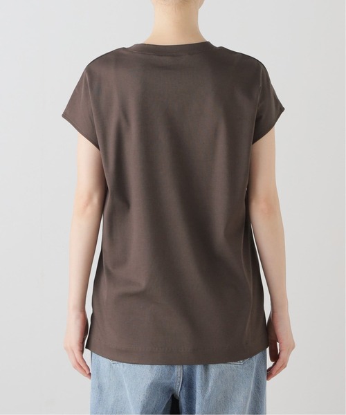 La TOTALITE(ラトータリテ)の「《追加3》スムースハイネックプルオーバー(Tシャツ/カットソー・レディース・ホワイト/ブラウン・FREE)」の14枚目の写真