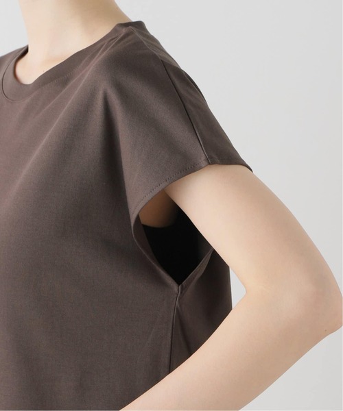 La TOTALITE(ラトータリテ)の「《追加3》スムースハイネックプルオーバー(Tシャツ/カットソー・レディース・ホワイト/ブラウン・FREE)」の17枚目の写真