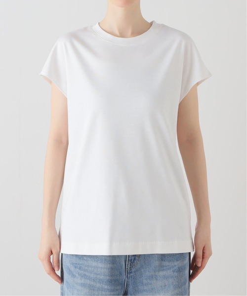 La TOTALITE(ラトータリテ)の「《追加3》スムースハイネックプルオーバー(Tシャツ/カットソー・レディース・ホワイト/ブラウン・FREE)」の19枚目の写真