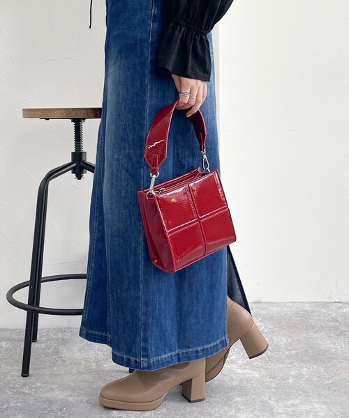 fredy emue（フレディエミュ）の「デニムロングスカート（デニムスカート・レディース・サックスブルー/ブルー・36/38）」の12枚目の写真