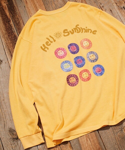 Jonas Claesson(ジョナスクレアッソン)の「JONAS CLAESSON/ジョナスクレアッソン Insideout Hello Sunshine L/S TEE/インサイドアウト ハローサンシャイン ロングスリーブ Tシャツ/リバーシブル(Tシャツ/カットソー・メンズ・チャコールグレー/オフホワイト/マスタード・SMALL/MEDIUM/LARGE)」の10枚目の写真