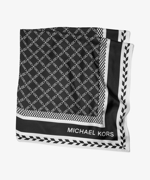 MICHAEL KORS(マイケルコース)の「エンパイア プリント スカーフ(バンダナ/スカーフ・レディース・ブラック・O/S)」の3枚目の写真