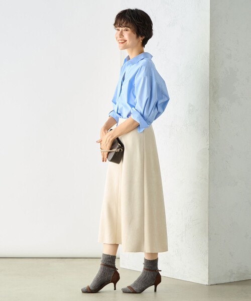 ミヌエール♡スカート♡S セール】スエードダンボールフレアスカート（スカート）｜NOLLEY'S