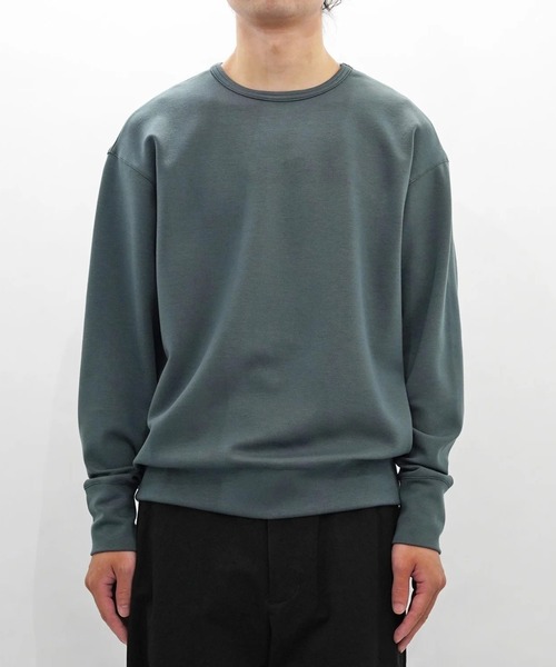 VOAAOV（ヴォアーブ）の「【VOAAOV】 DUALWARM Crew Neck Tops（Tシャツ/カットソー・メンズ・ベージュ/ライトブラウン/ブラック/グリーン・2/1）」の4枚目の写真