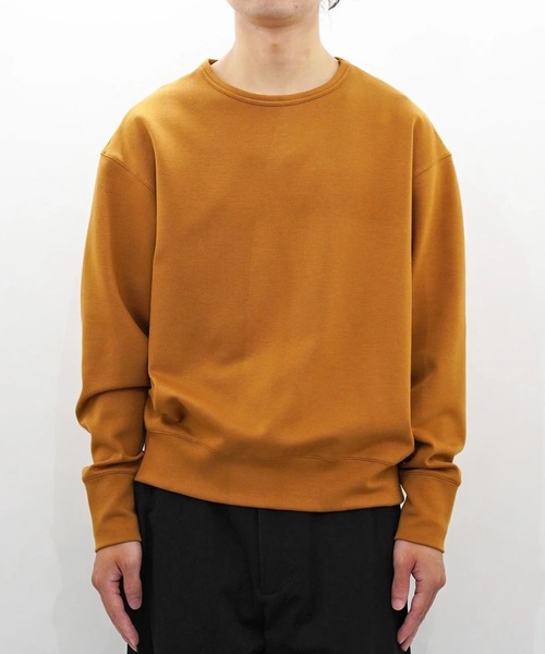 VOAAOV（ヴォアーブ）の「【VOAAOV】 DUALWARM Crew Neck Tops（Tシャツ/カットソー・メンズ・ベージュ/ライトブラウン/ブラック/グリーン・2/1）」の3枚目の写真