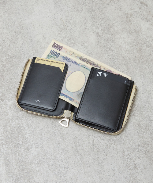 ITTI ダークグリーンコンパクトミニ財布♪ ITTI ダークグリーンコンパクトミニ財布♪ コレクション