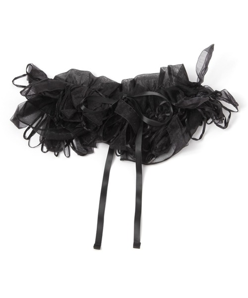 niko and...（ニコアンド）の「オリジナルアソートマルチフリル（付け襟・レディース・ブラック/グレー/ライトグレー/ブラウン・0）」の2枚目の写真