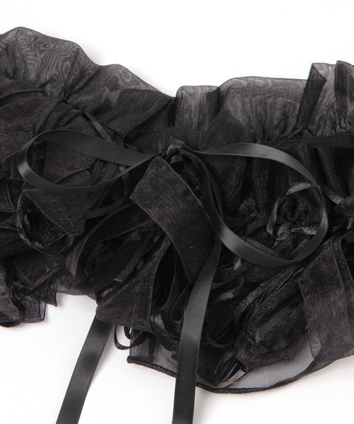 niko and...（ニコアンド）の「オリジナルアソートマルチフリル（付け襟・レディース・ブラック/グレー/ライトグレー/ブラウン・0）」の9枚目の写真