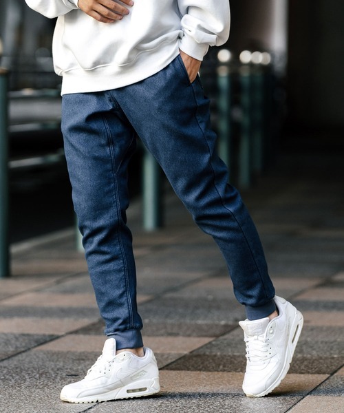 Rocky Monroe（ロッキーモンロー）の「蓄熱裏ボアフリース裏起毛ストレッチヒートジョガーイージーパンツ（その他パンツ・メンズ・ホワイト/グレー/インディゴブルー/カーキ/ブラック/ネイビー/ベージュ/ブラウン/ライトインディゴブルー/チャコール・M/S/L/XL）」の10枚目の写真