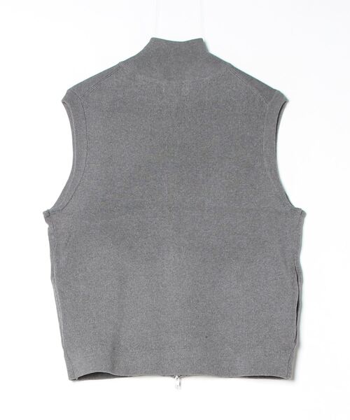 BROKEN BASE（ブロークンベース）の「ドライバーズニットベスト（ニット/セーター・メンズ・グレー/ネイビー・LARGE/MEDIUM）」の6枚目の写真