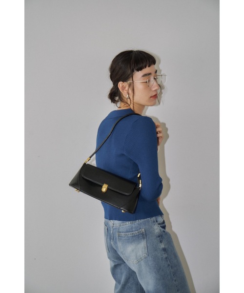 DRWCYS（ドロシーズ）の「スクエアフラップバック（ハンドバッグ・レディース・ブラック/ブラウン・FREE）」の3枚目の写真