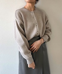 Sirin（シリン）の「【2WAY】パールボタンラクーンカーディガン（カーディガン/ボレロ）」
