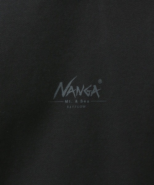 NANGA（ナンガ）の「【NANGA Mt.&Sea(ナンガ)】ラグランフーディー（パーカー・メンズ・ブラック/ベージュ・LARGE/MEDIUM）」の12枚目の写真