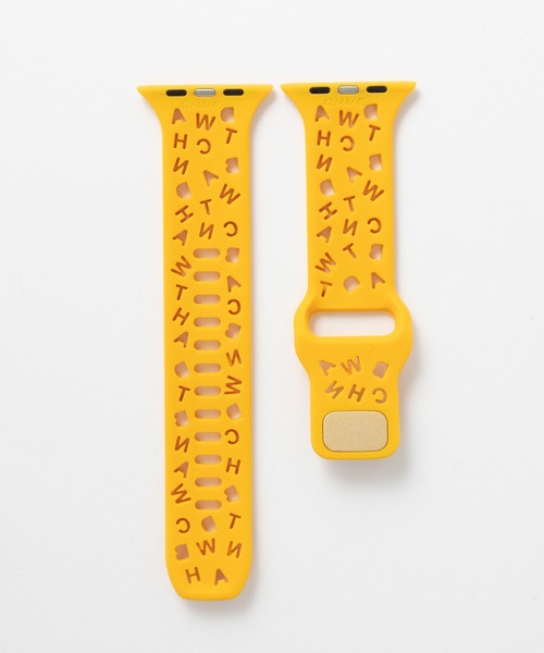 emonique(エモニーク)の「スマートウォッチバンド Apple Watch バンド シリコン製【38/40/41/42/44/45/49mm対応】(デジタル腕時計・メンズ・ブラック/グリーン/ホワイト/イエロー・38/42)」の6枚目の写真